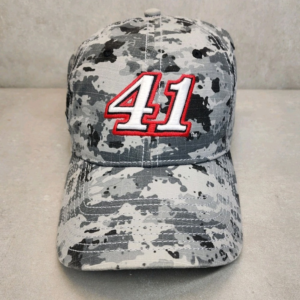 New Stewart-Haas Racing Kurt Busch #41 Camo Hat
